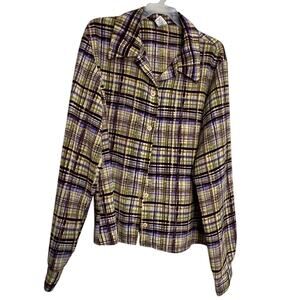 Regatta Womens Plaid Button Down Shirt Size Small